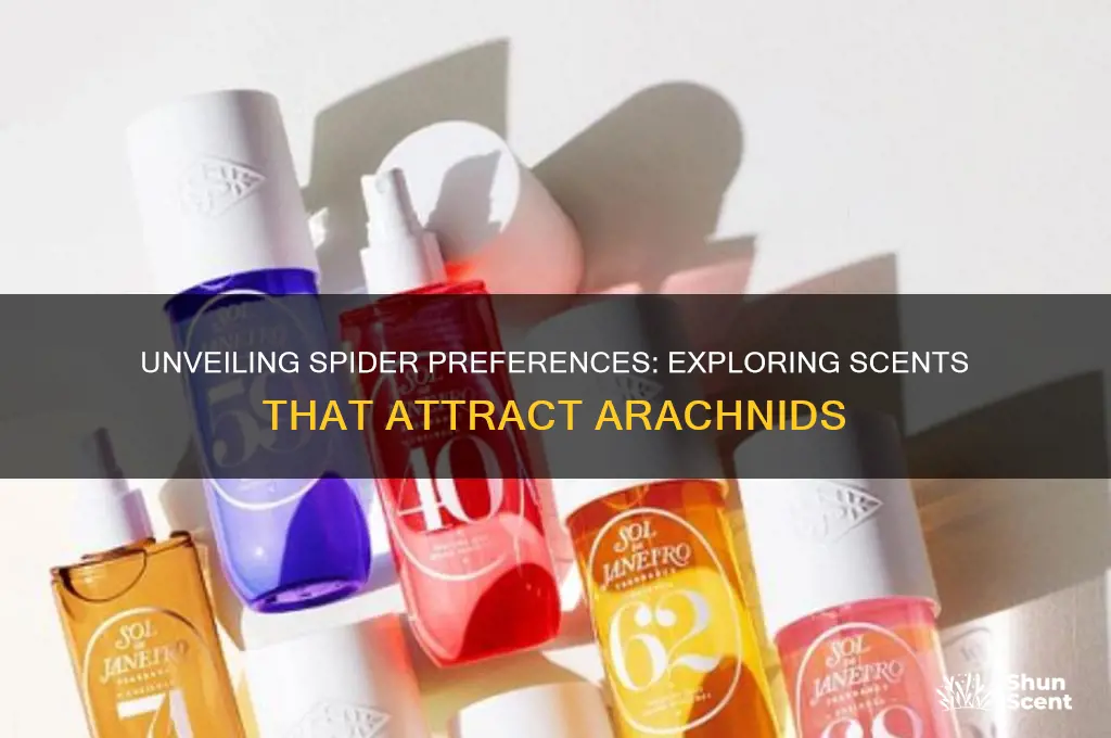 what scent do spiders like