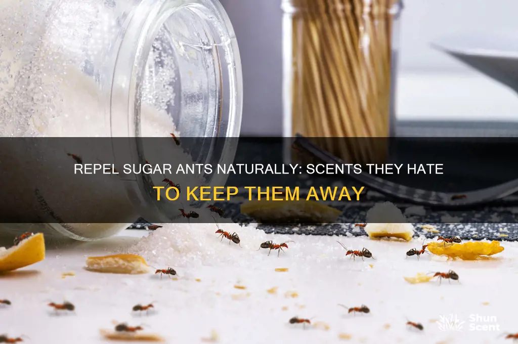 what scent do sugar ants hate