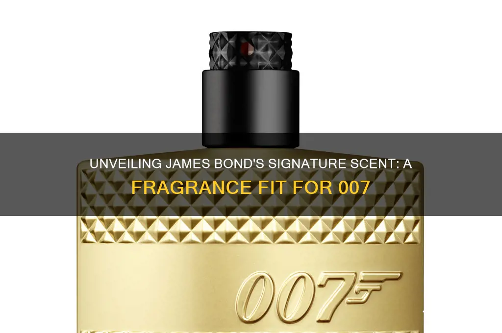 what scent does james bond wear