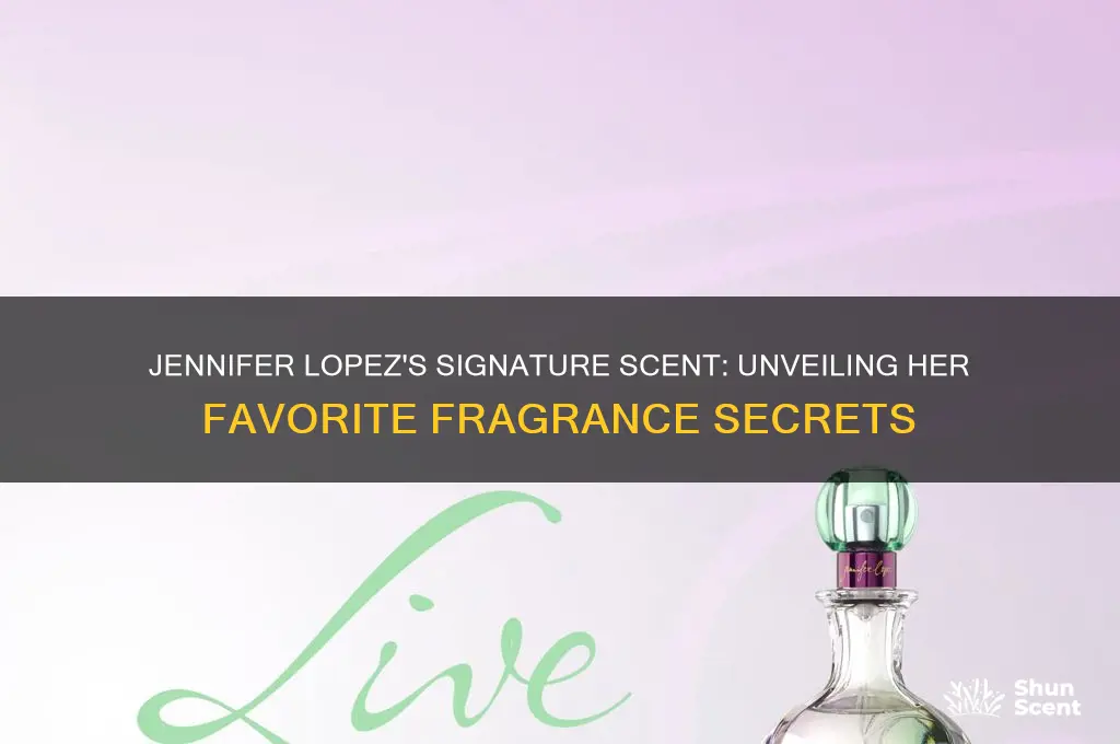 what scent does jennifer lopez wear