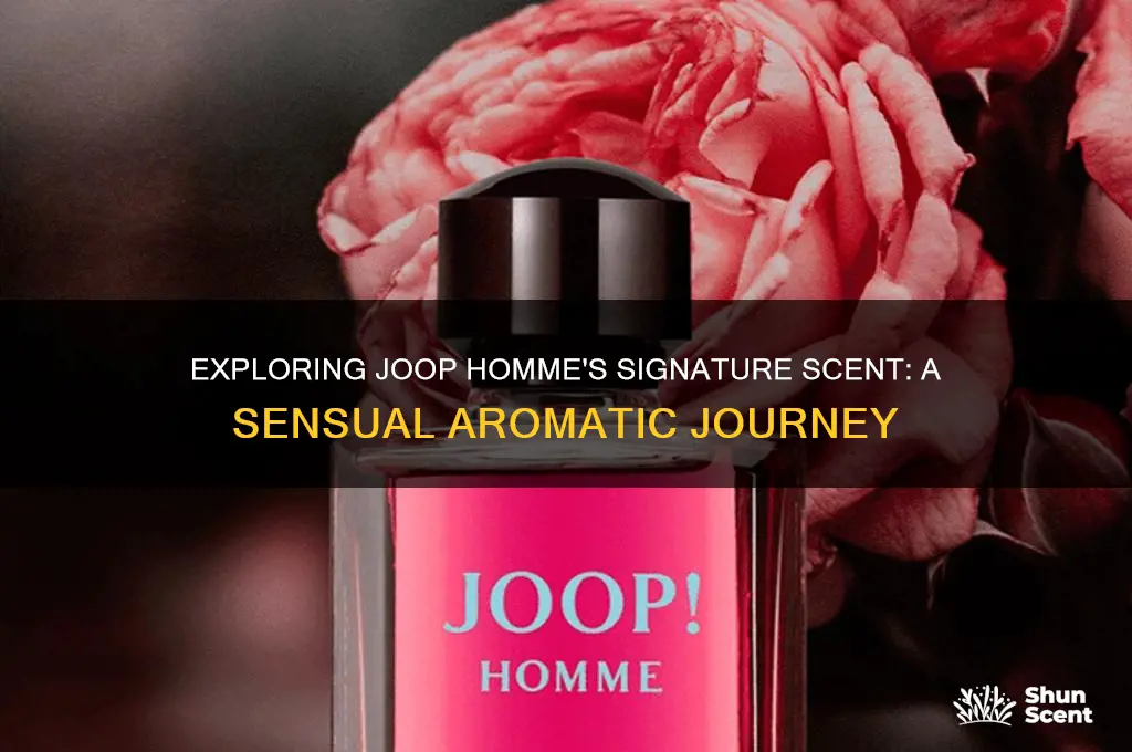 what scent does joop homme have