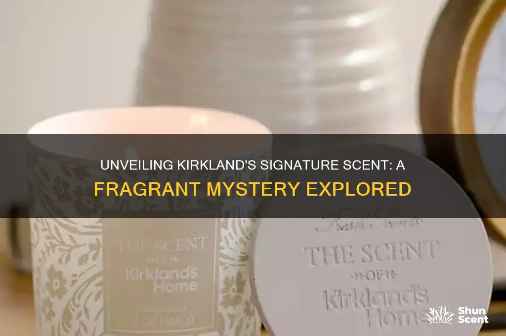 what scent does kirklands use