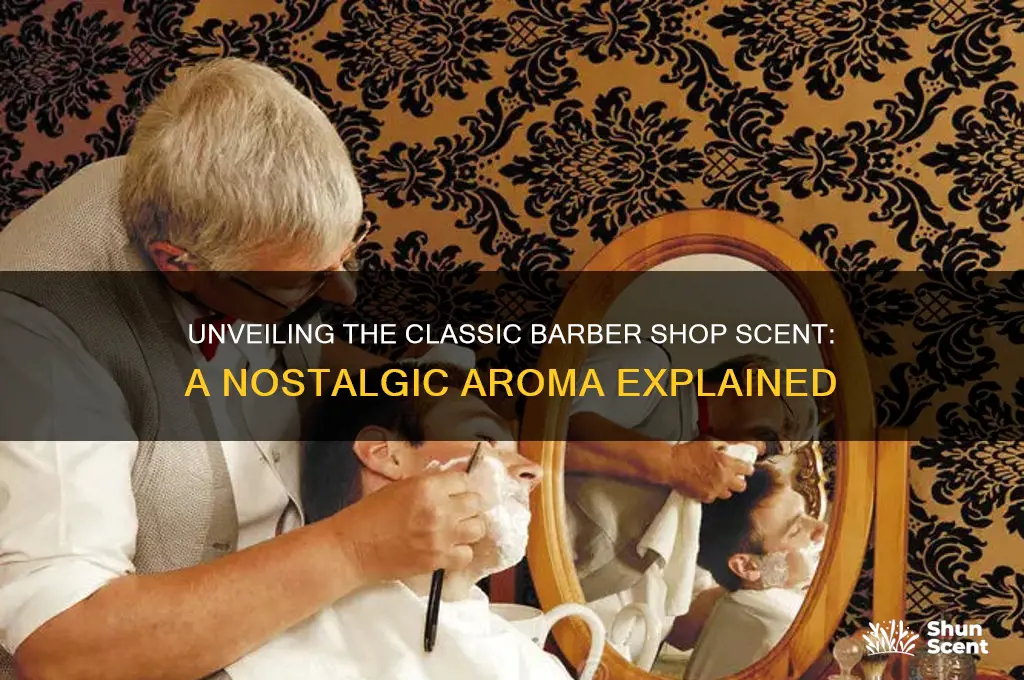 what scent does the barber shoip use