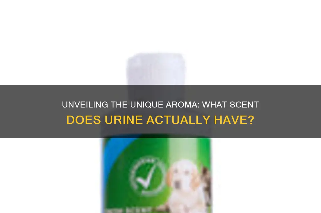 what scent does urine have