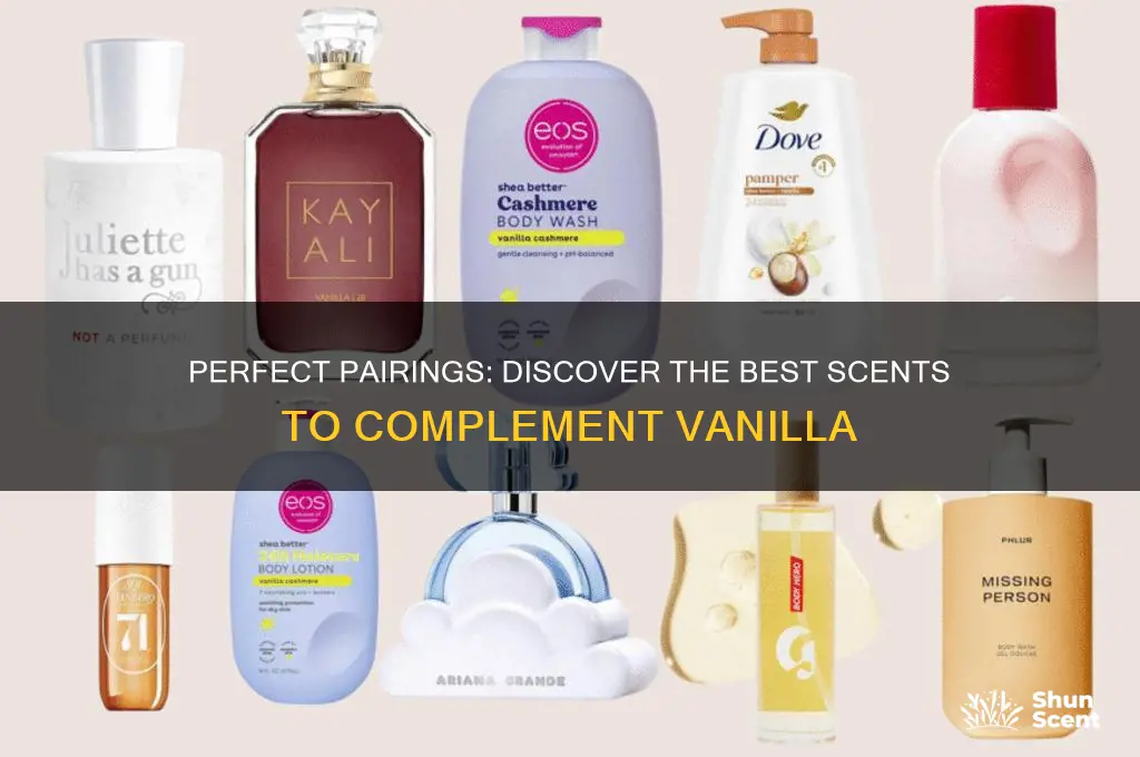 what scent goes best with vanilla