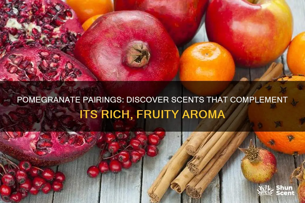 what scent goes well with pomegranate