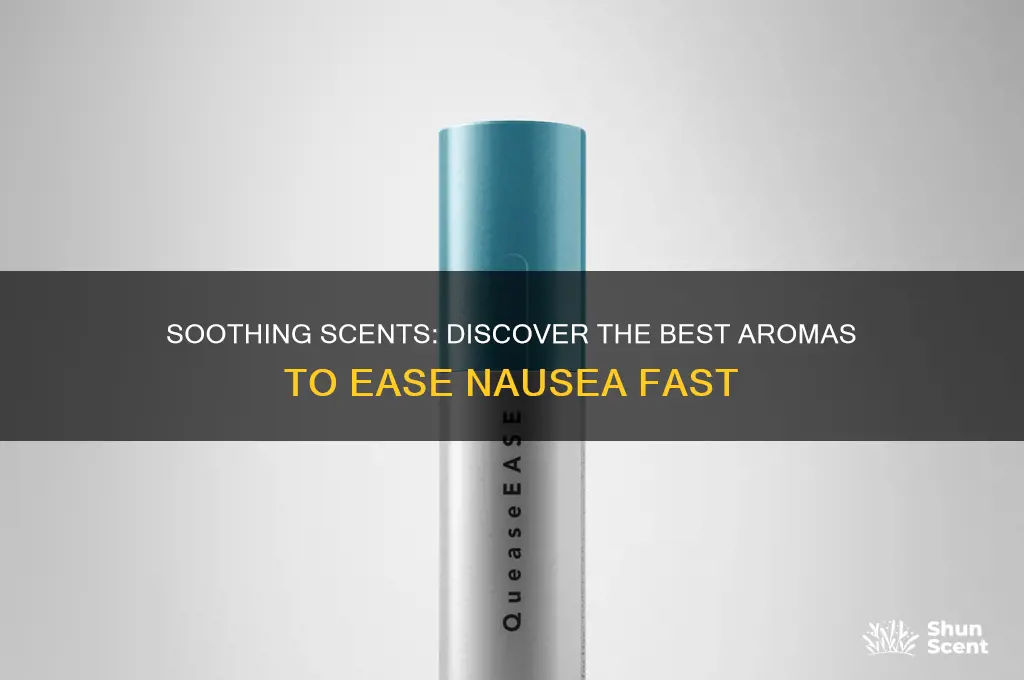 what scent helps nausea