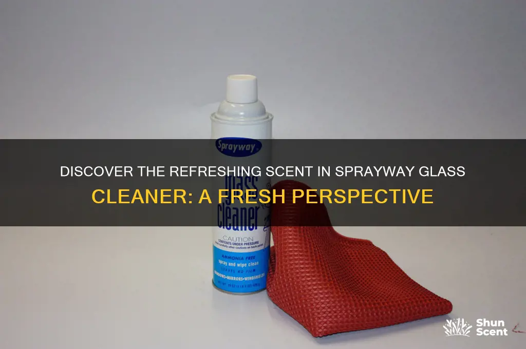 what scent in sprayway glass cleaner