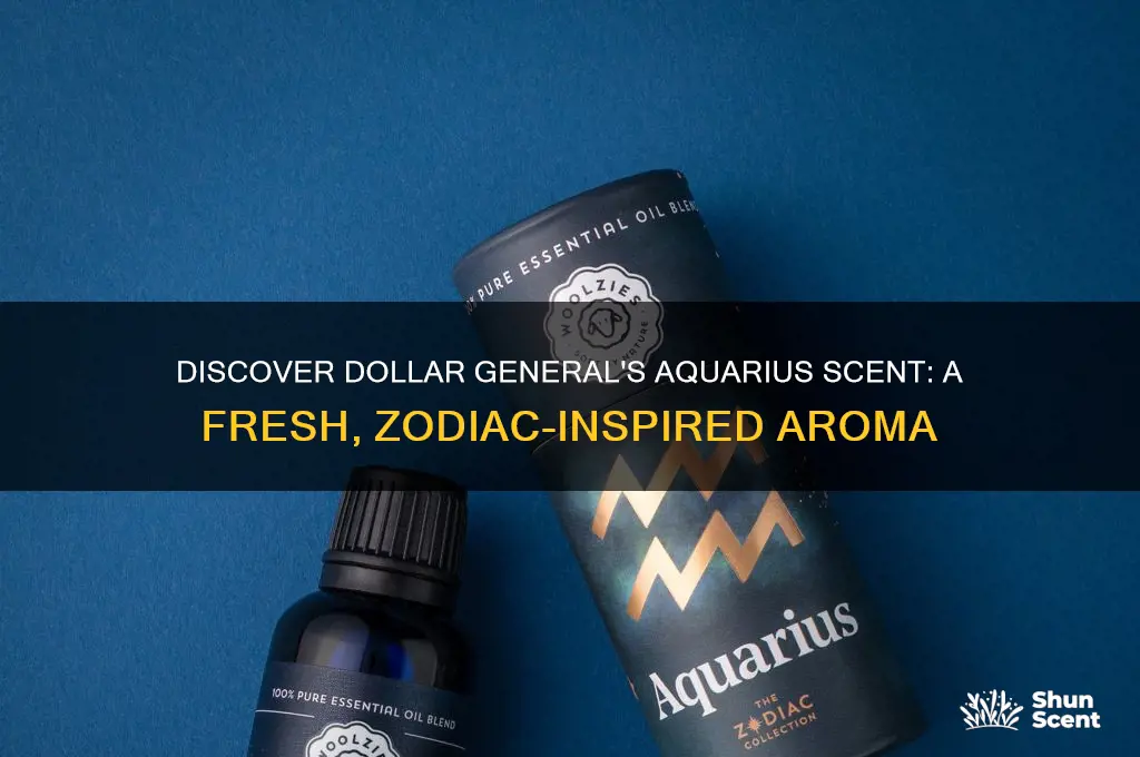 what scent is aquarius put out by dollar general