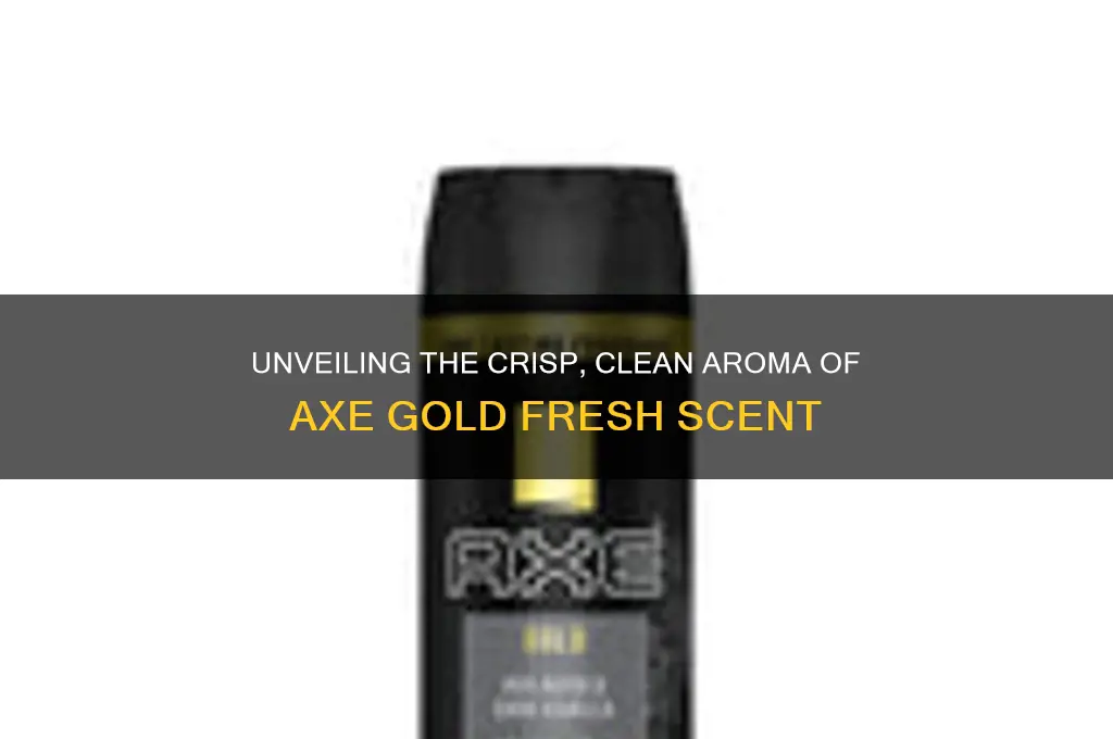 what scent is axe gold fresh