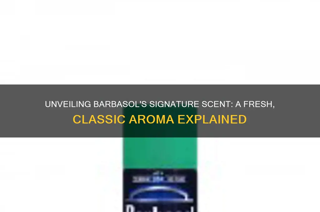 what scent is barbasol