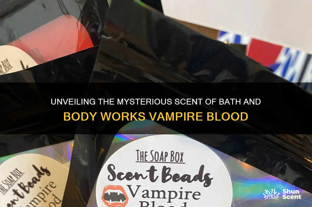 what scent is bath and body works vampire blood