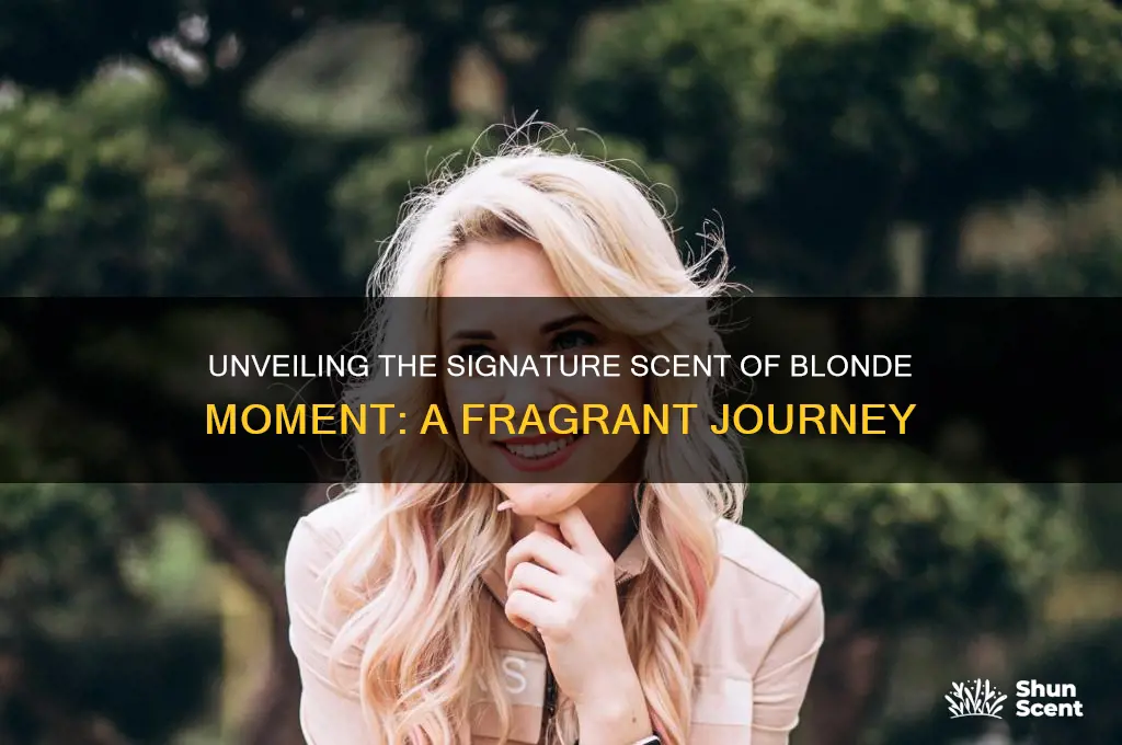 what scent is blonde moment
