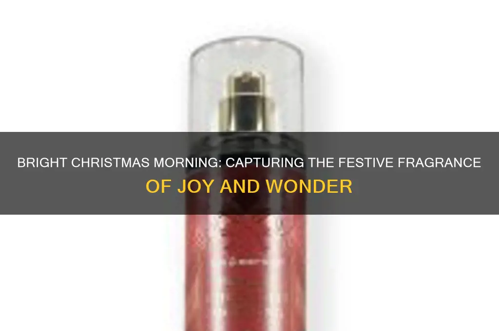 what scent is bright christmas morning