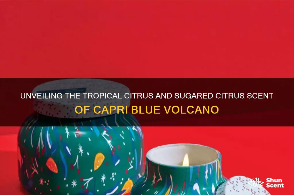 what scent is capri blue volcano