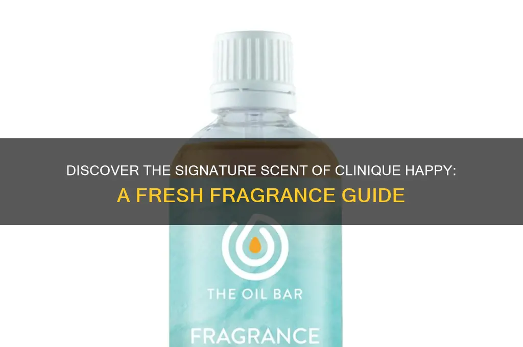 what scent is clinique happy