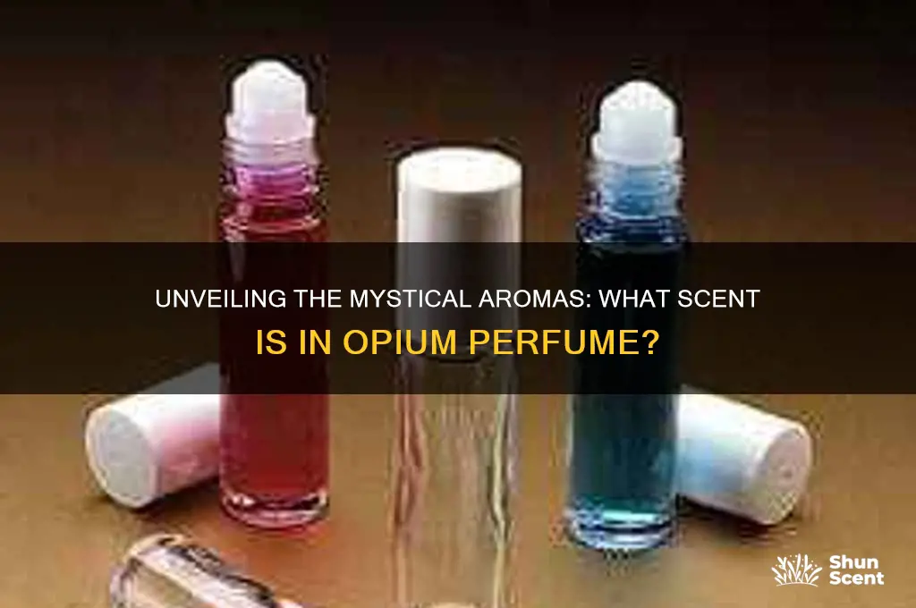 what scent is in opium perfume
