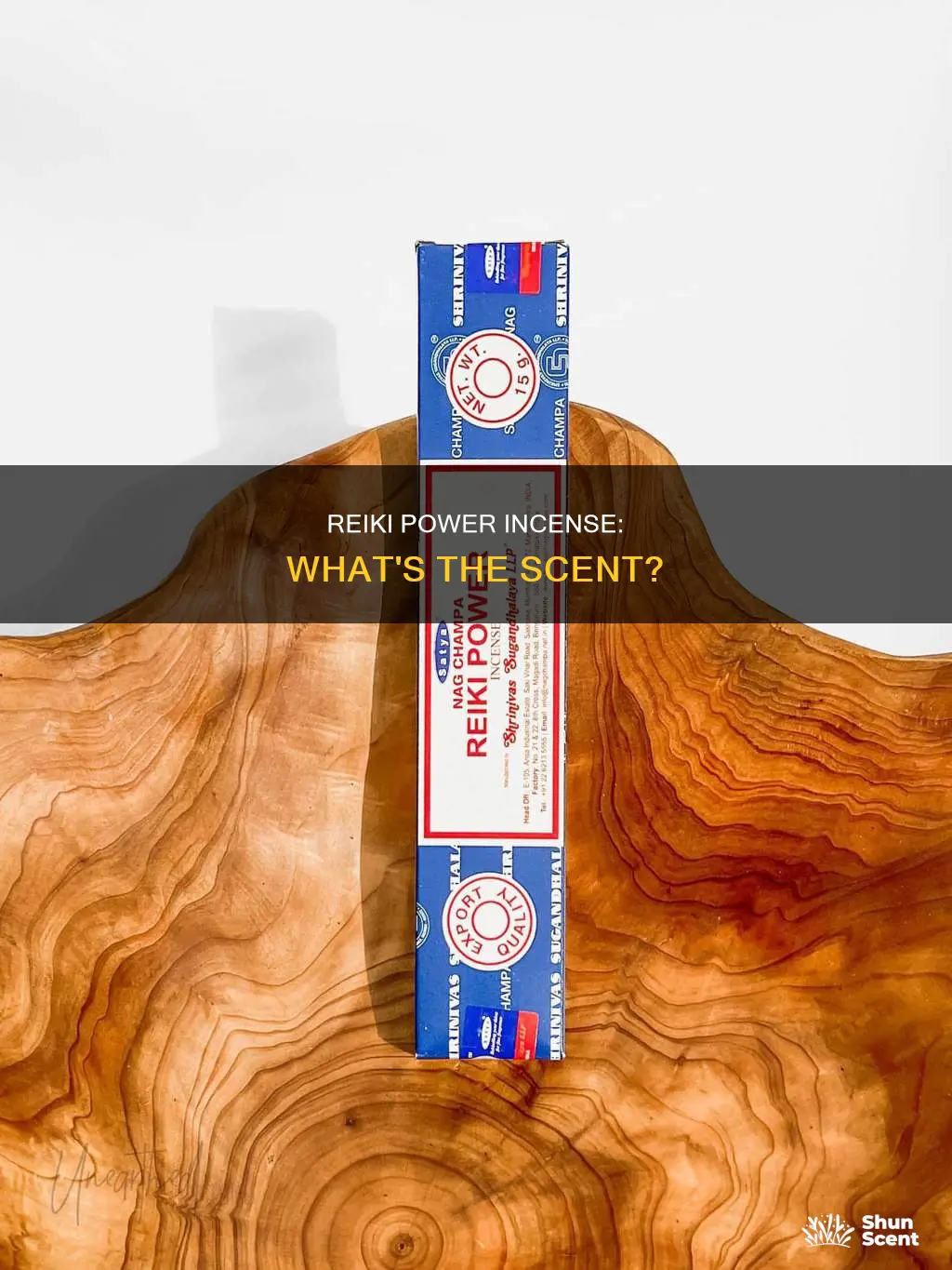 what scent is reiki power incense