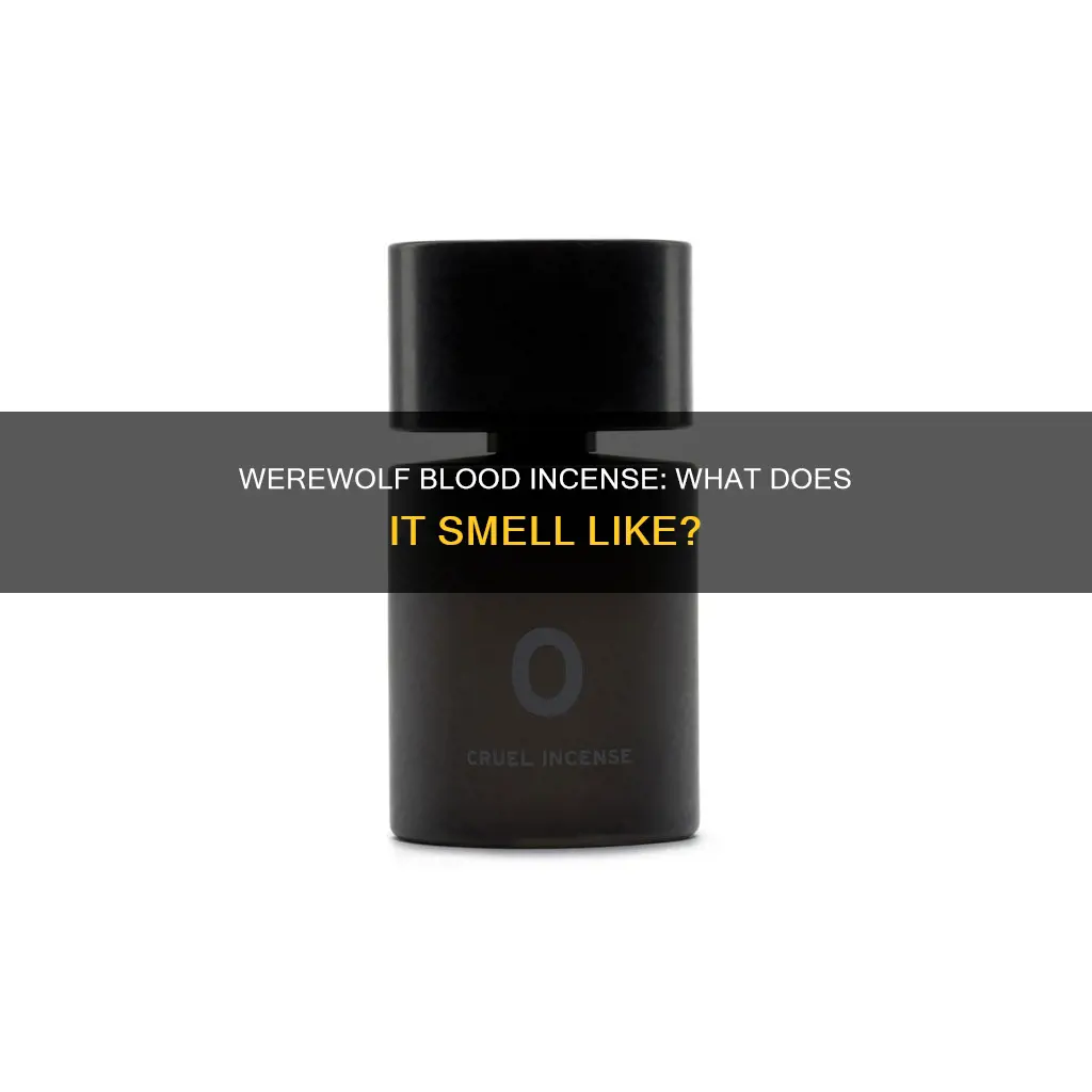 what scent is werewolf blood incense