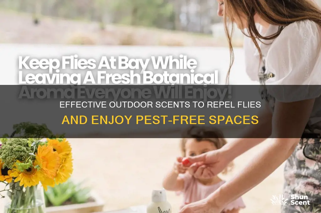 what scent keeps flies away outside