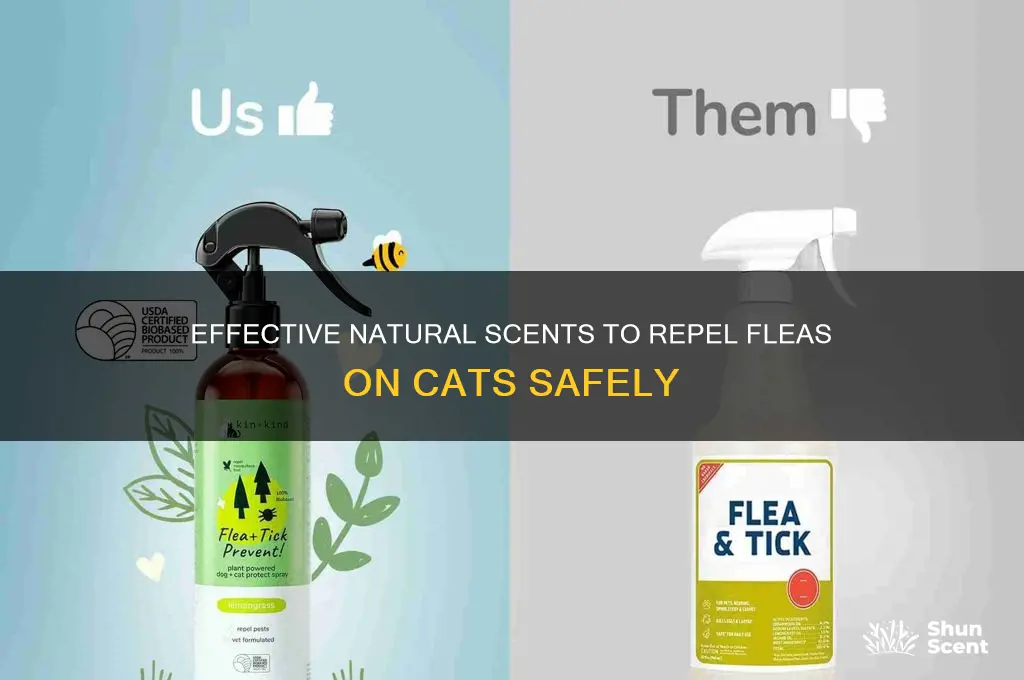 what scent repels fleas on cats