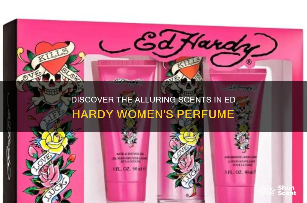 what scents are in ed hardy womens perfume