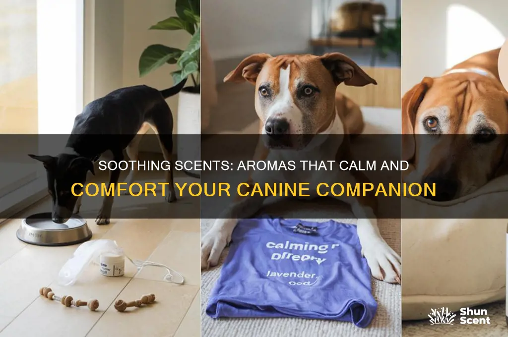 what scents calm dogs
