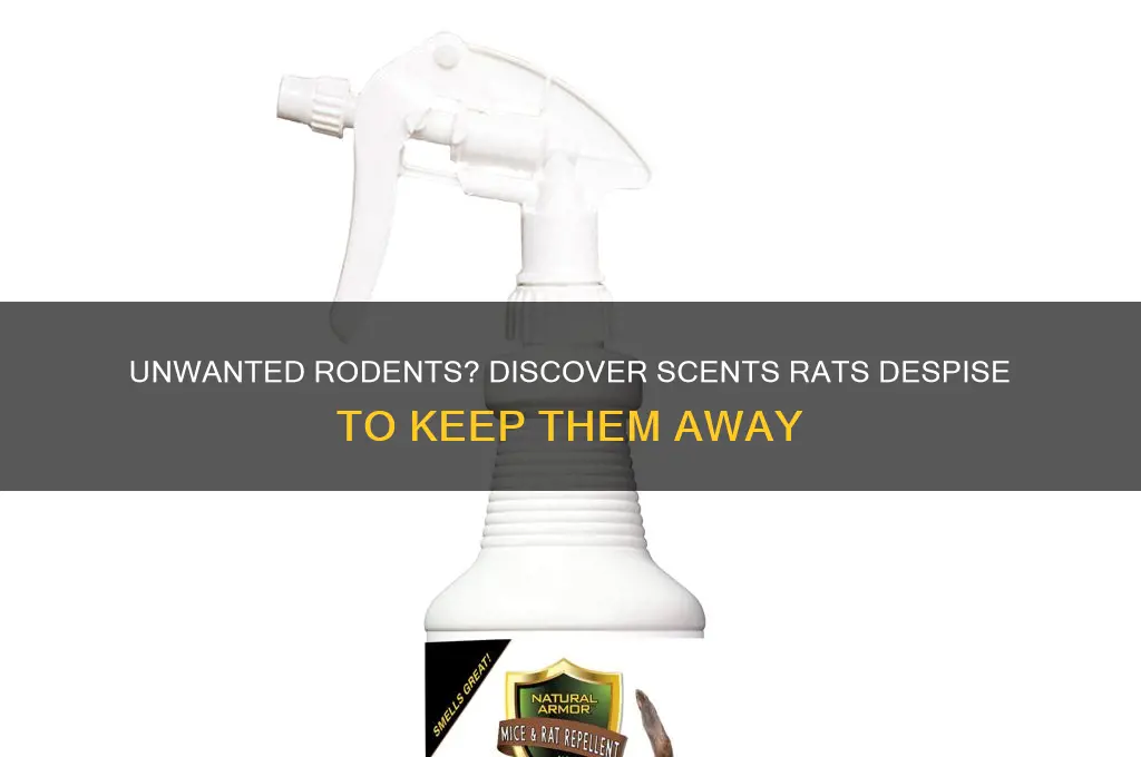 what scents do rats hate