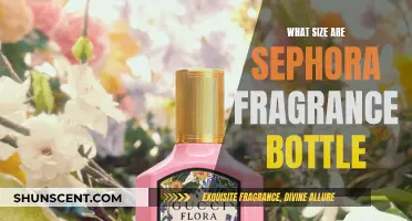 Sephora Fragrance Bottle Sizes: A Comprehensive Guide