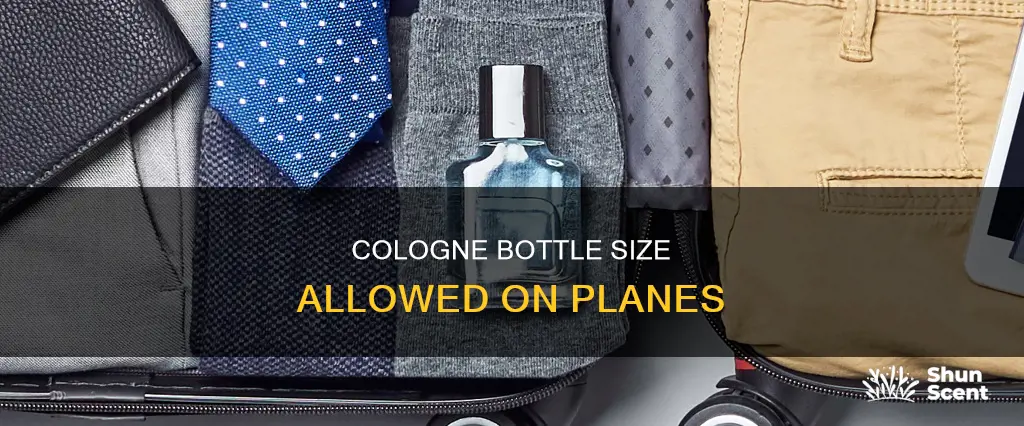 what size bottle of cologne can be carried on plane