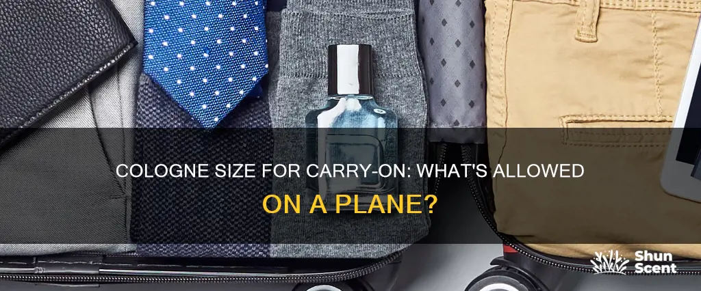 what size cologne on plane