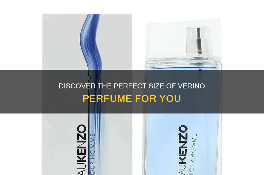 what size is verino perfume