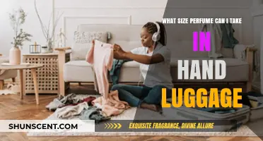Perfume Rules for Hand Luggage: Size and Security