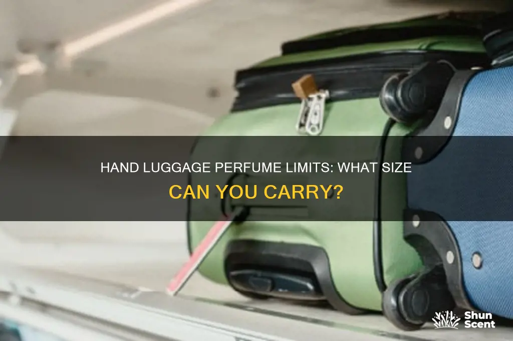what size perfume is allowed in hand luggage