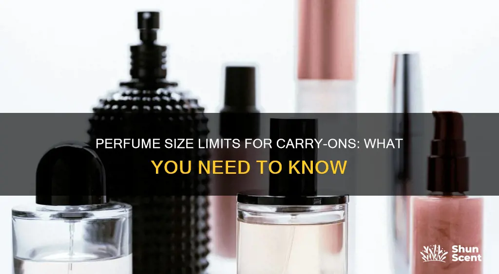 what size perfume is allowed on a plane