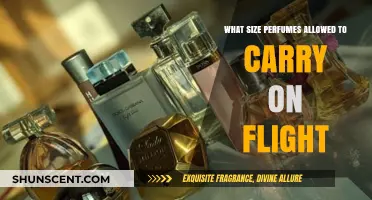 Traveling with Fragrance: Allowed Perfume Sizes for Carry-On Luggage