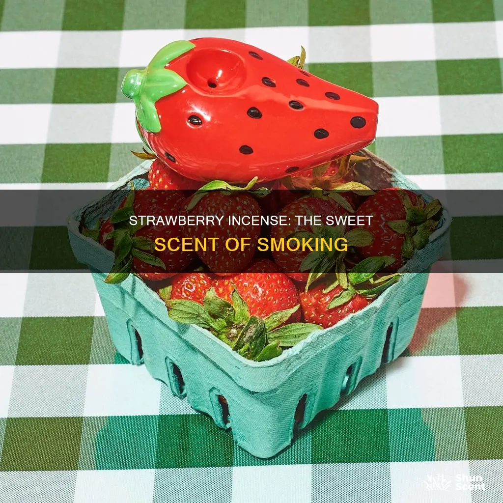 what smells like strawberry incense when smoked