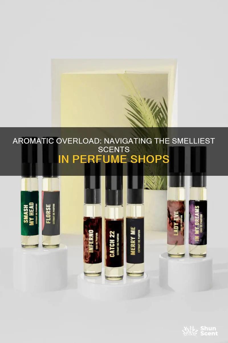 what smells the most in a perfume shop