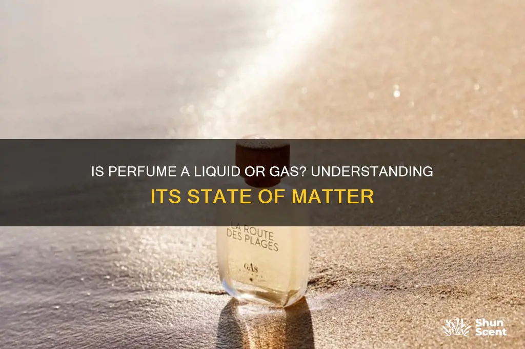 what state of matter is perfume