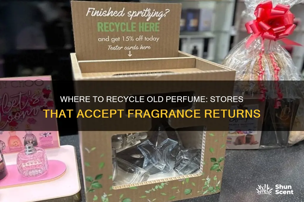 what stores accept old perfume