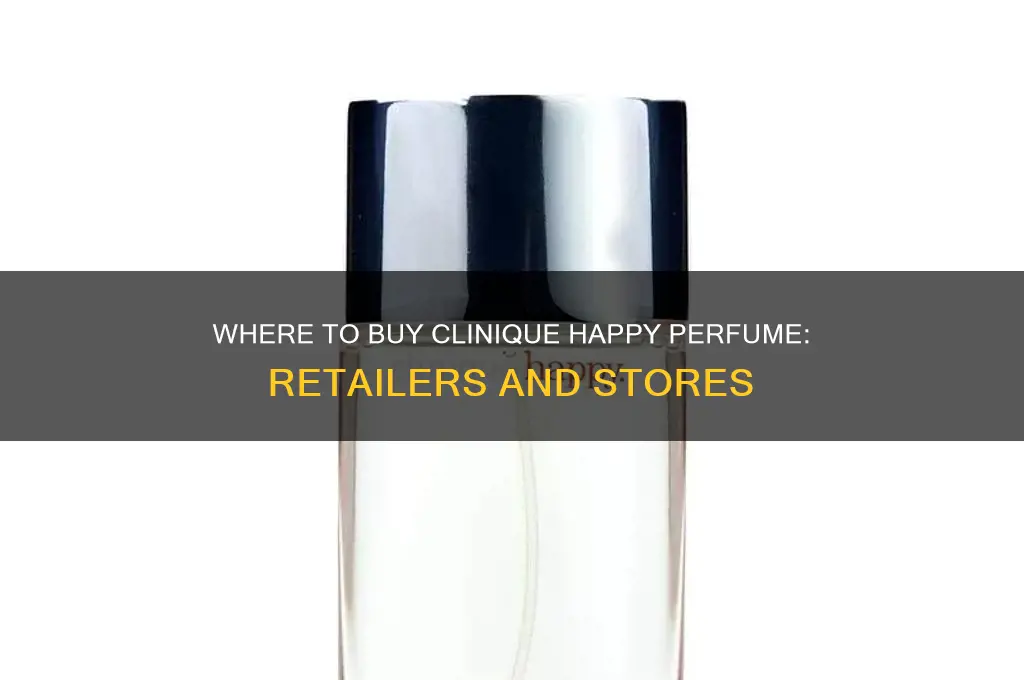 what stores carry clinique happy perfume