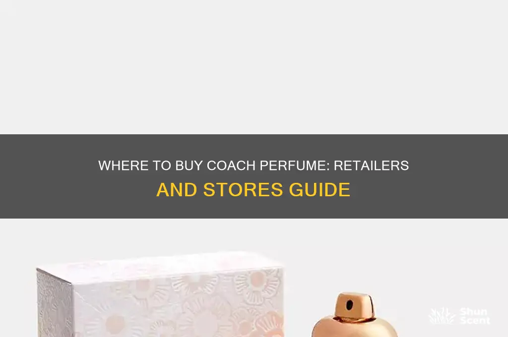 what stores carry coach perfume
