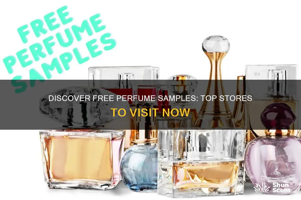 what stores give out free perfume samples