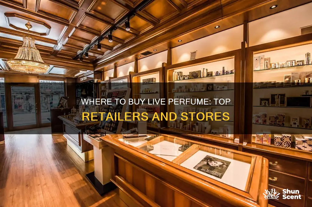 what stores sale live perfume