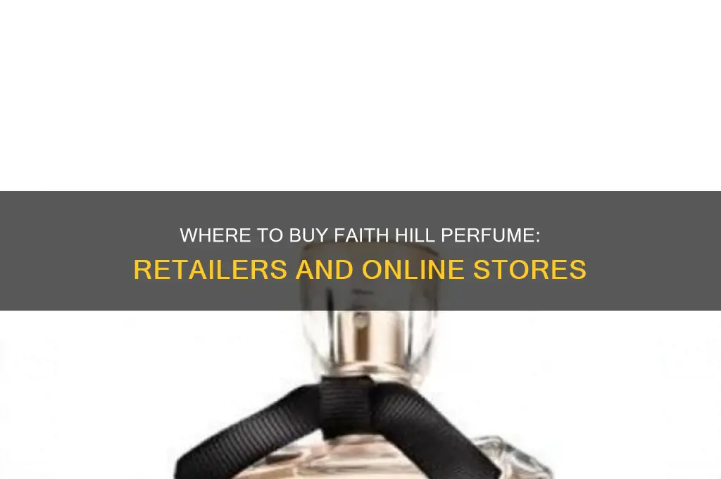 what stores sell faith hill perfume