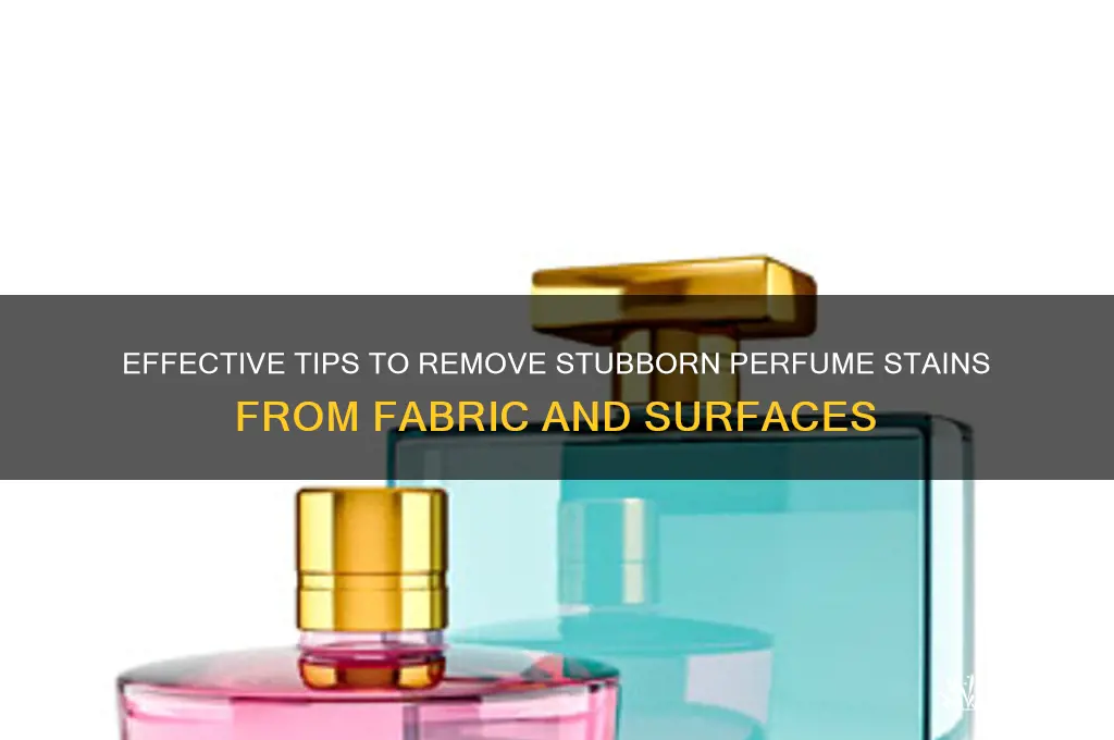 what takes out perfume stains