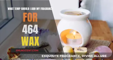 The Perfect Temperature to Add Fragrance to 464 Wax