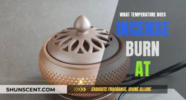 Incense Burning: Ideal Temperature Range for Fragrance