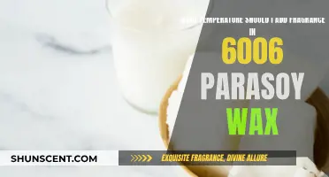 The Perfect Temperature to Add Fragrance to 6006 Parasoy Wax