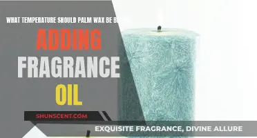 Ideal Temperature for Adding Fragrance Oil to Palm Wax